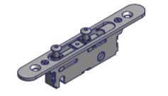 C1068 - Amesbury Truth - 3486 Series Dual Point Mortise Lock Box Sliding Door Lock