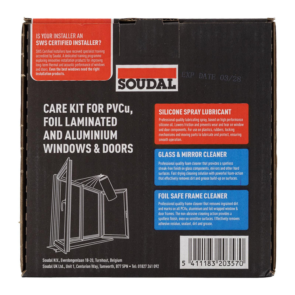 Soudal uPVC Window & Door Cleaning Kit