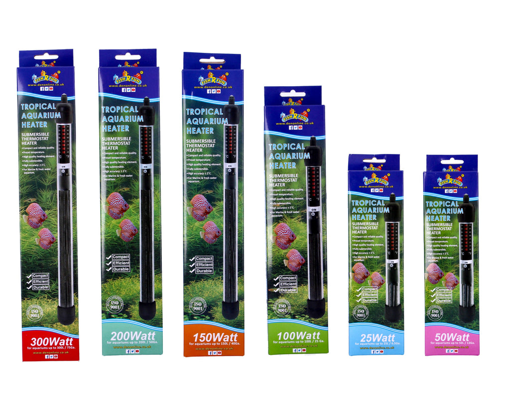 Fish R Fun Submersible Aquarium Heater 25W-300W