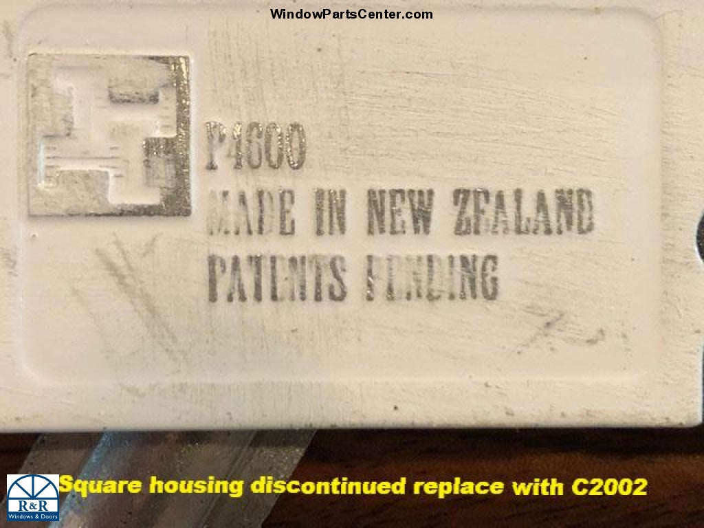 Roto Interlock Casement Split Arm Operator Roto Window symbol and is stamped P4600, Made in New Zealand stamped on the box