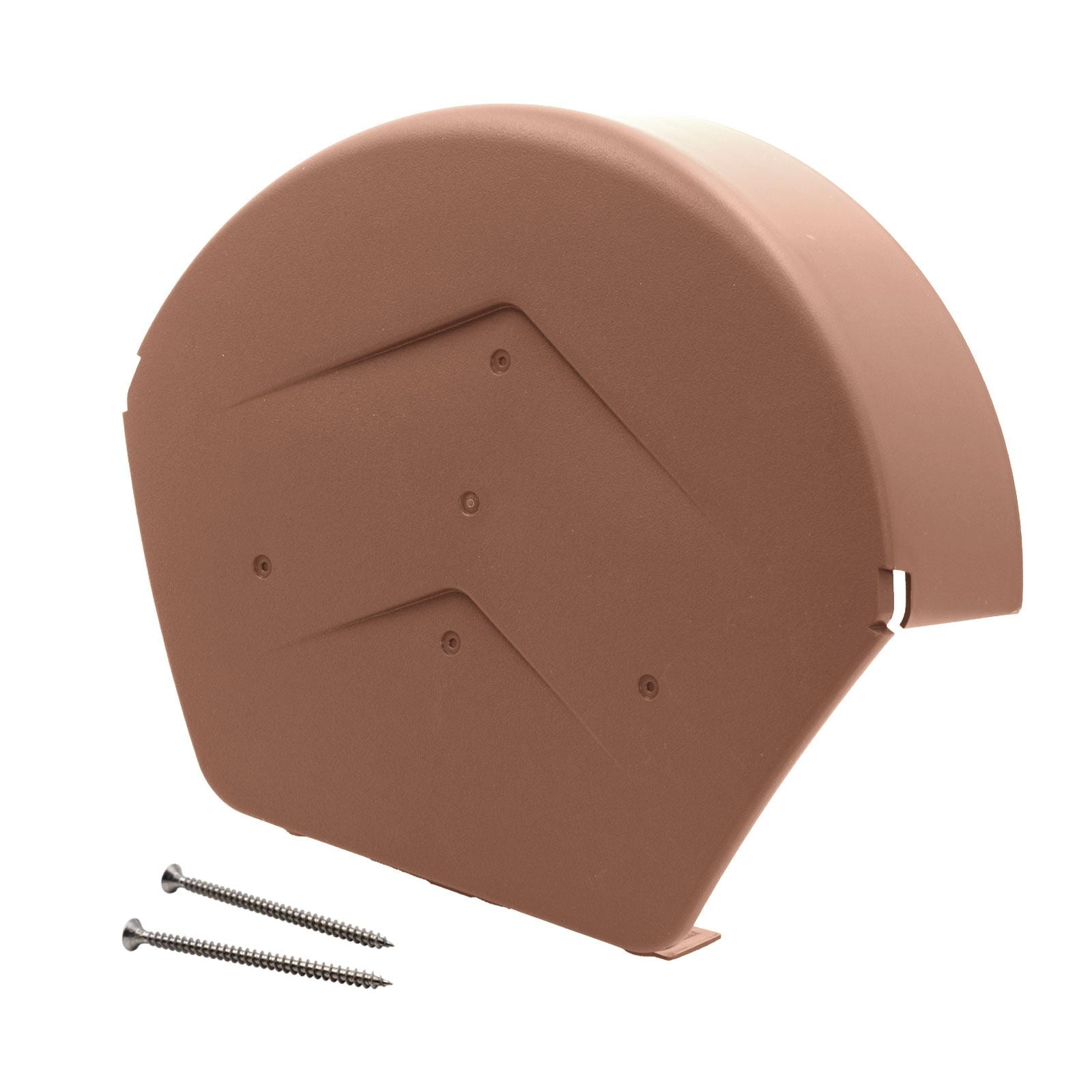 Example of SmartVerge Linear Dry Verge Ridge End Cap