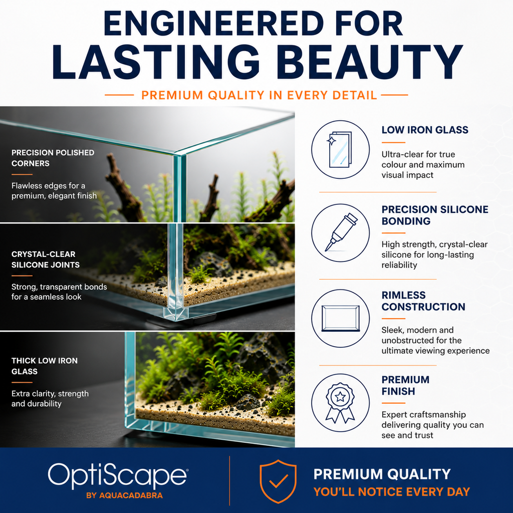 Aqua One OptiScape Clear Glass Aquarium Tank
