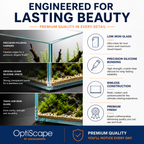Aqua One OptiScape Clear Glass Aquarium Tank