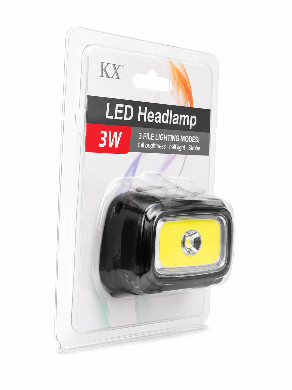 3x LED Headlamp 3W Adjustable Head Torch Camping Hiking Fishing Work Light 3 Modes