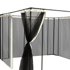 Replacement Mosquito Netting for Gazebo 10' x 13'with Zippers, Cream White