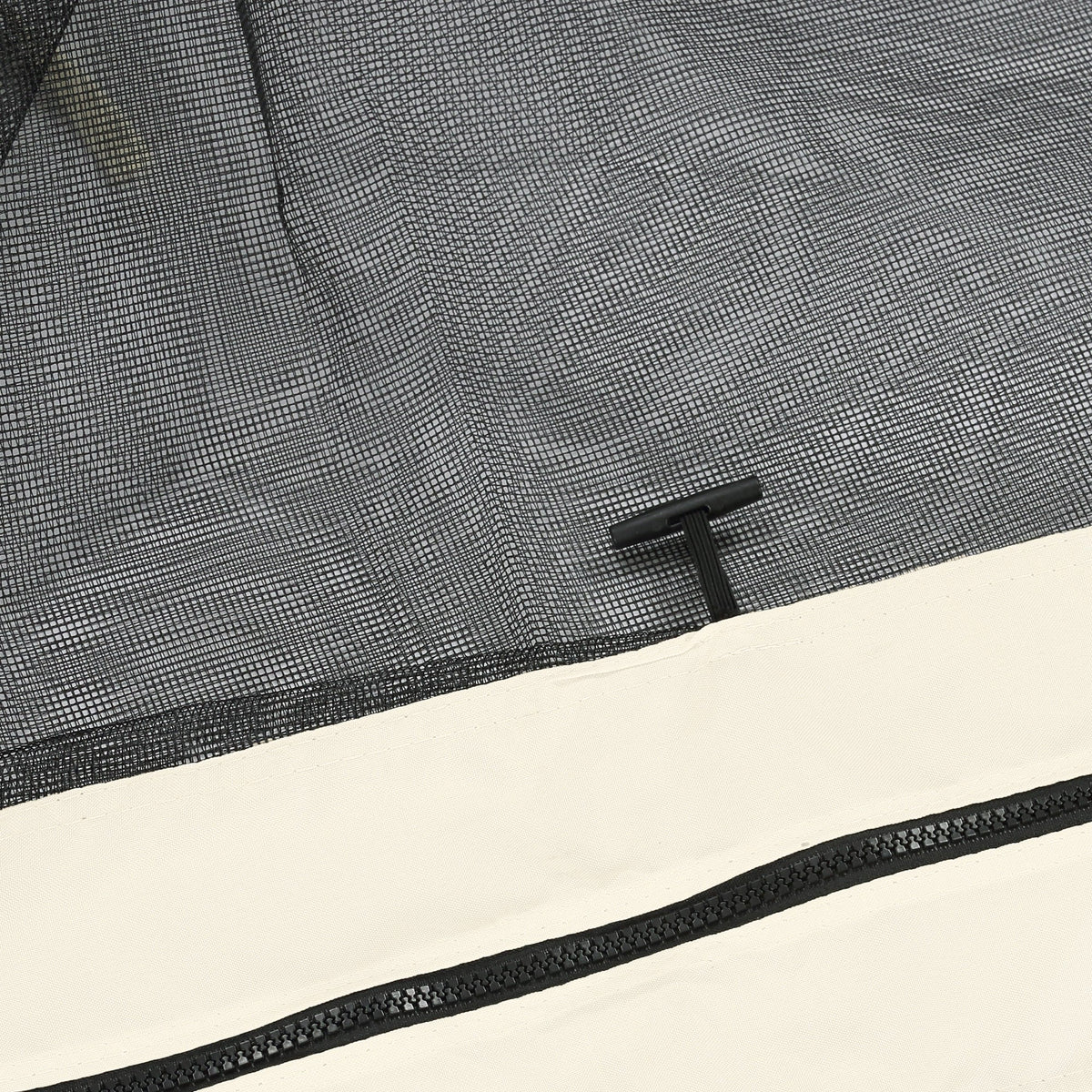 Replacement Mosquito Netting for Gazebo 12' x 12'with Zippers, Cream White