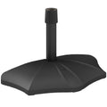 26lb Concrete Half Umbrella Stand for 1.5"/1.9" Poles, Black
