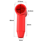 Exotronic Cable Insulated Covers to suit 6-16mm² | Red and Black Pair