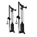 Dual Wall Mounted Cable Machine / Pulley Set (2 x 100kg)
