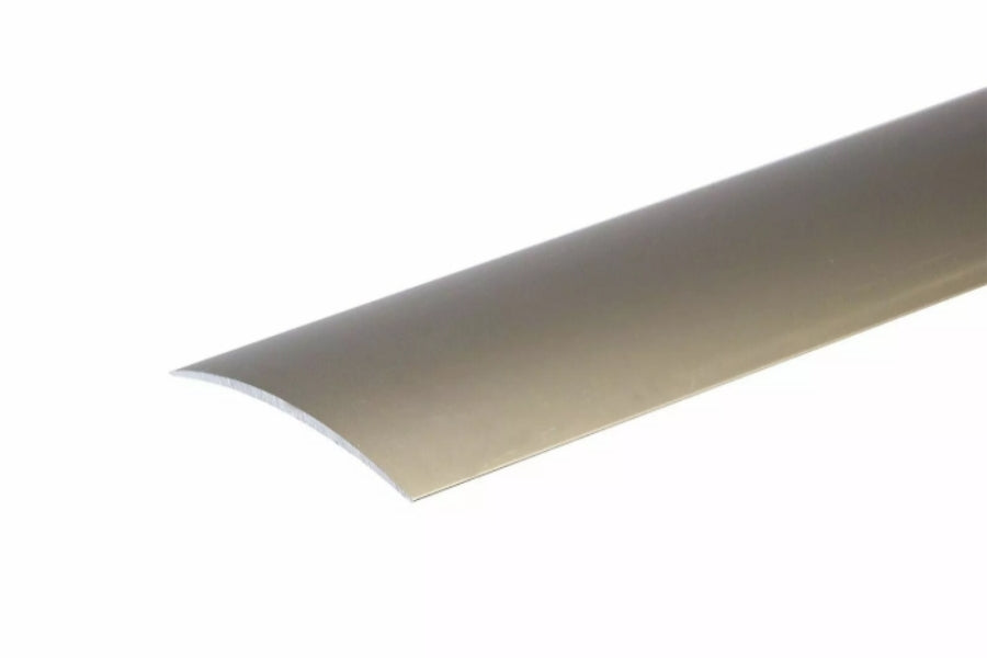 Aluminium door threshold strip 40mm x 930mm – titanium anodised finish