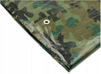 Camouflage M-Grade Tarpaulin 1.5m x 3m