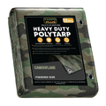 Camouflage Poly Tarp 10' x 10' Case of 10