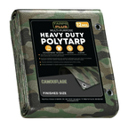 Camouflage Poly Tarp 10' x 12' Case of 8