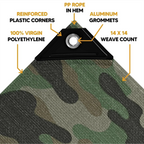 Camouflage Poly Tarp 10' x 16' Case of 6