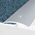 A04 49mm Anodised Aluminium Door Threshold Strip – Floor Transition Trim with Screw Fix for Wood, Tile & Carpet