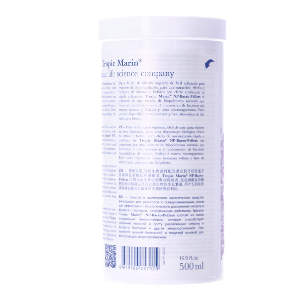 Tropic Marin NP-Bacto-Pellets 500ml - Nitrate & Phosphate Reducer