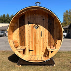 8 Person Cedar Barrel Sauna  | 7′ x 6′