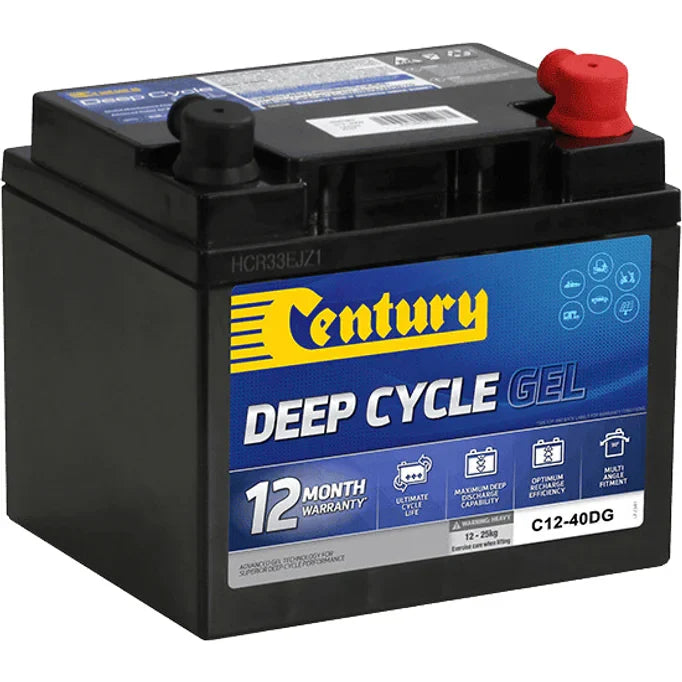 Century 12V 37Ah Gel Deep Cycle Battery