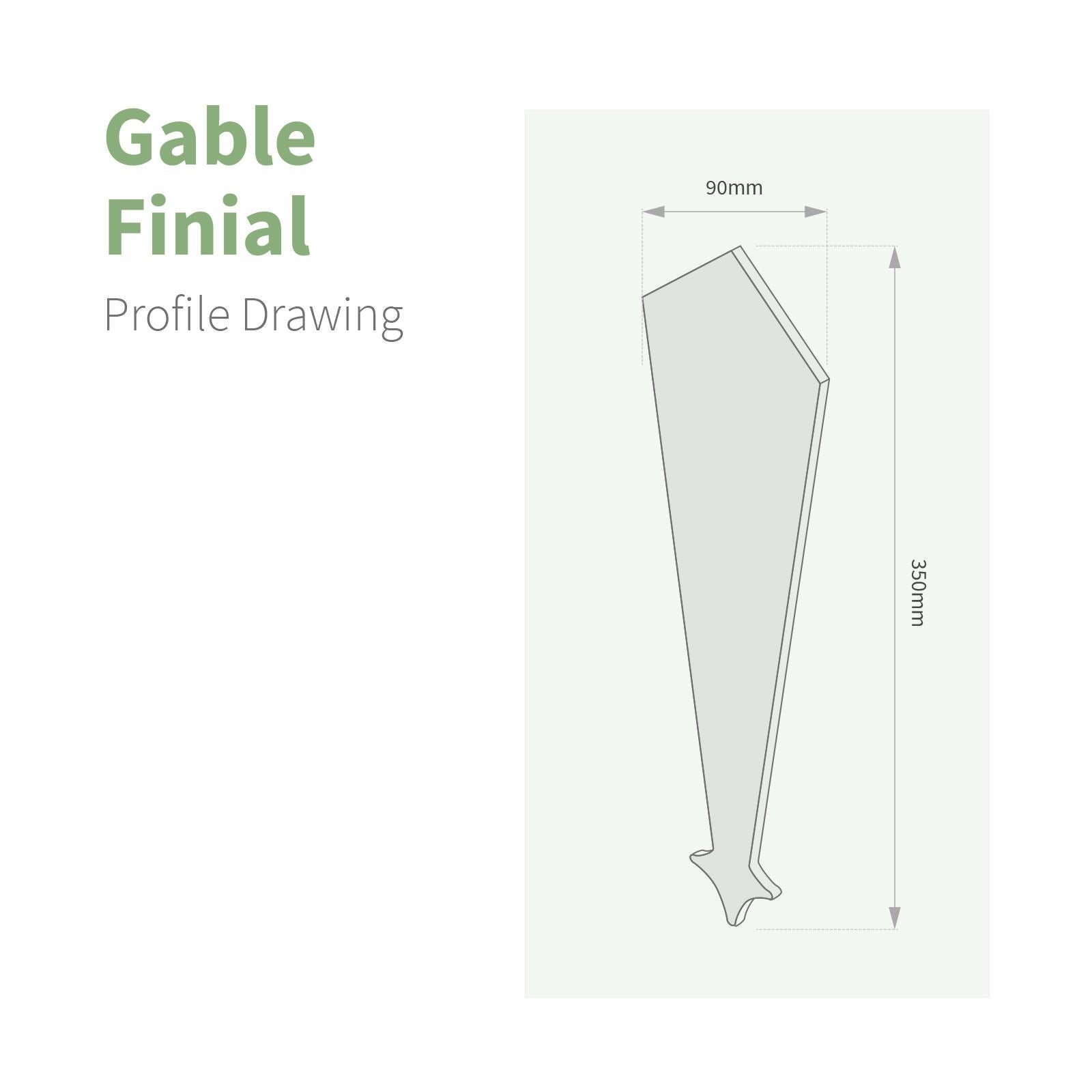 Concord Fascia Gable Finial