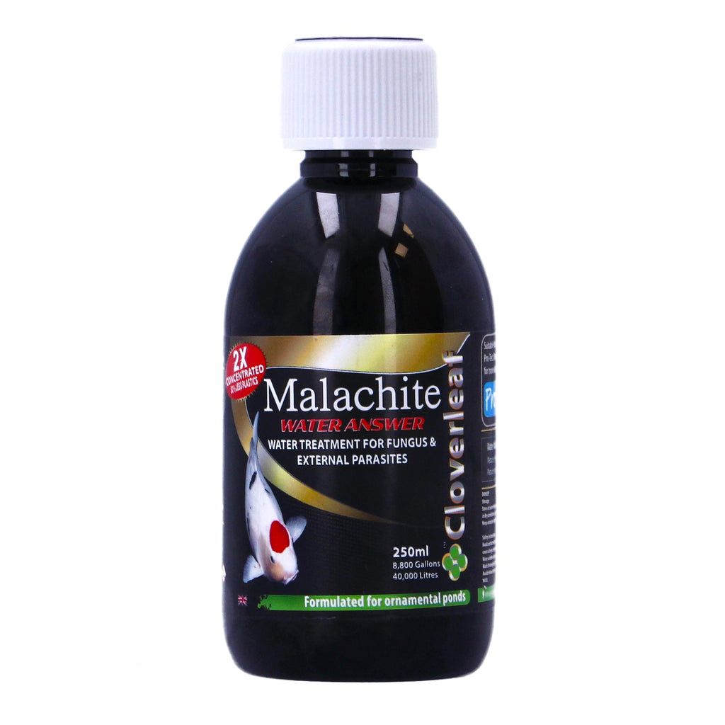 Cloverleaf Malachite Water Answer Double Strength Koi Treatment 250ml & 500ml
