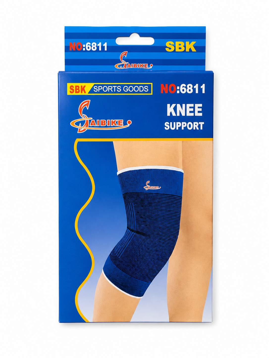 3PCS Knee Support Brace Sleeve Compression Sports Running Gym Joint Stabiliser Blue