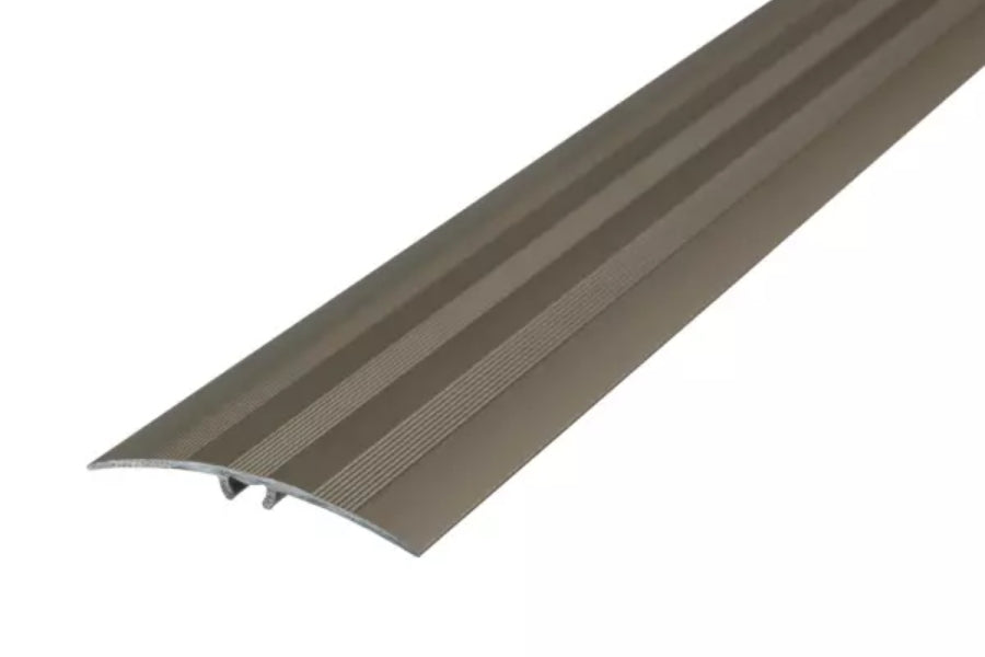 Self Adhesive Aluminium Door Threshold Strip 47 MM x 930 MM Length Anodised with Dowels Installation System LW47