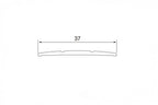 Aluminium Door Threshold Strip 37 MM x 1 M Length Anodised Screw-Fix Champagne Gold Silver DTPS37