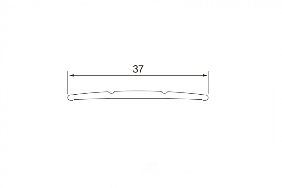 Aluminium Door Threshold Strip 37 MM x 1 M Length Anodised Screw-Fix Champagne Gold Silver DTPS37