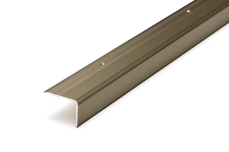 Champagne aluminium step edge protector 118cm