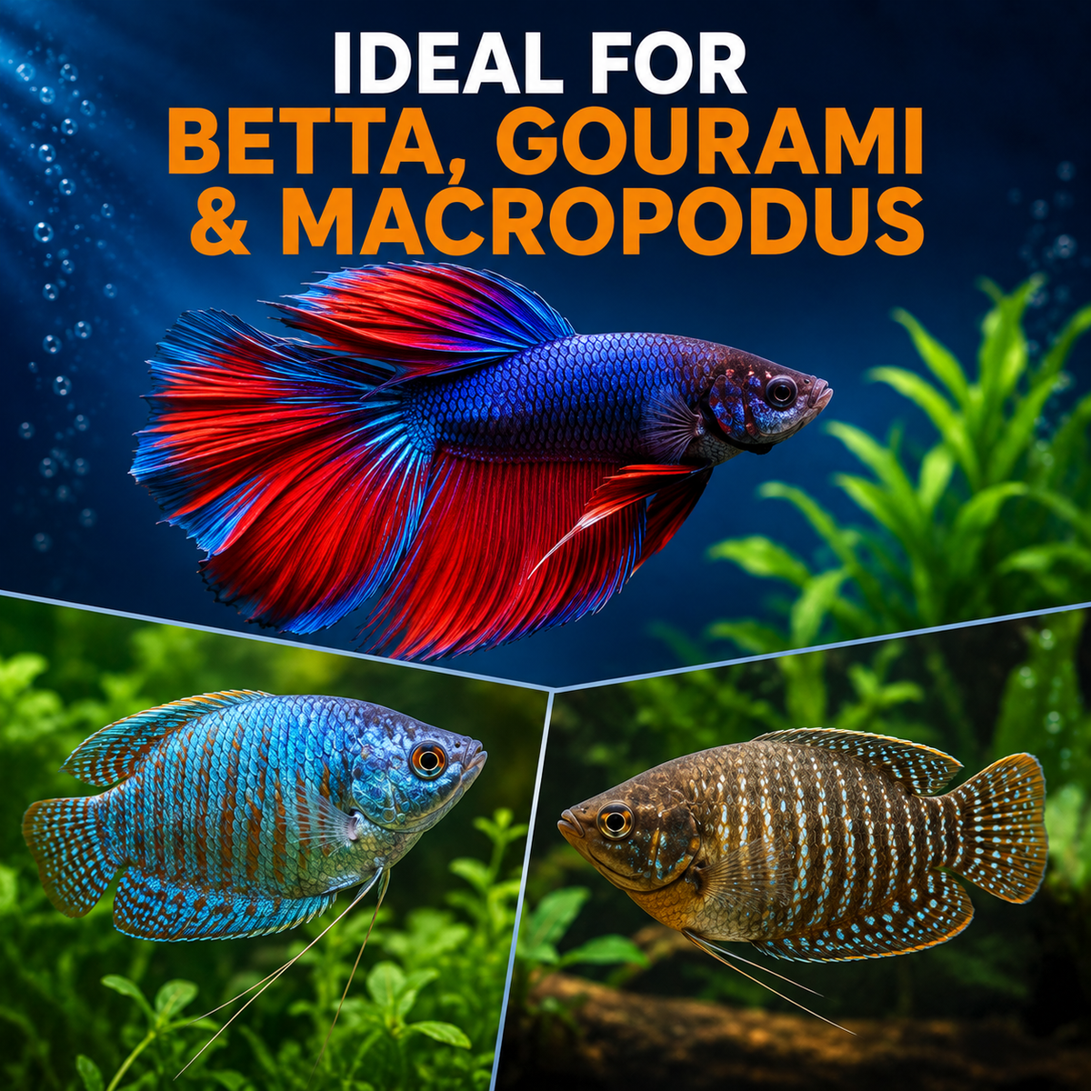 Aquacadabra Complete Fish Food Floating Mini Pellets Betta Gourami 125g
