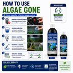 Aquacadabra Algae Gone Freshwater Aquarium Green Brown Algae Treatment 250ml 500