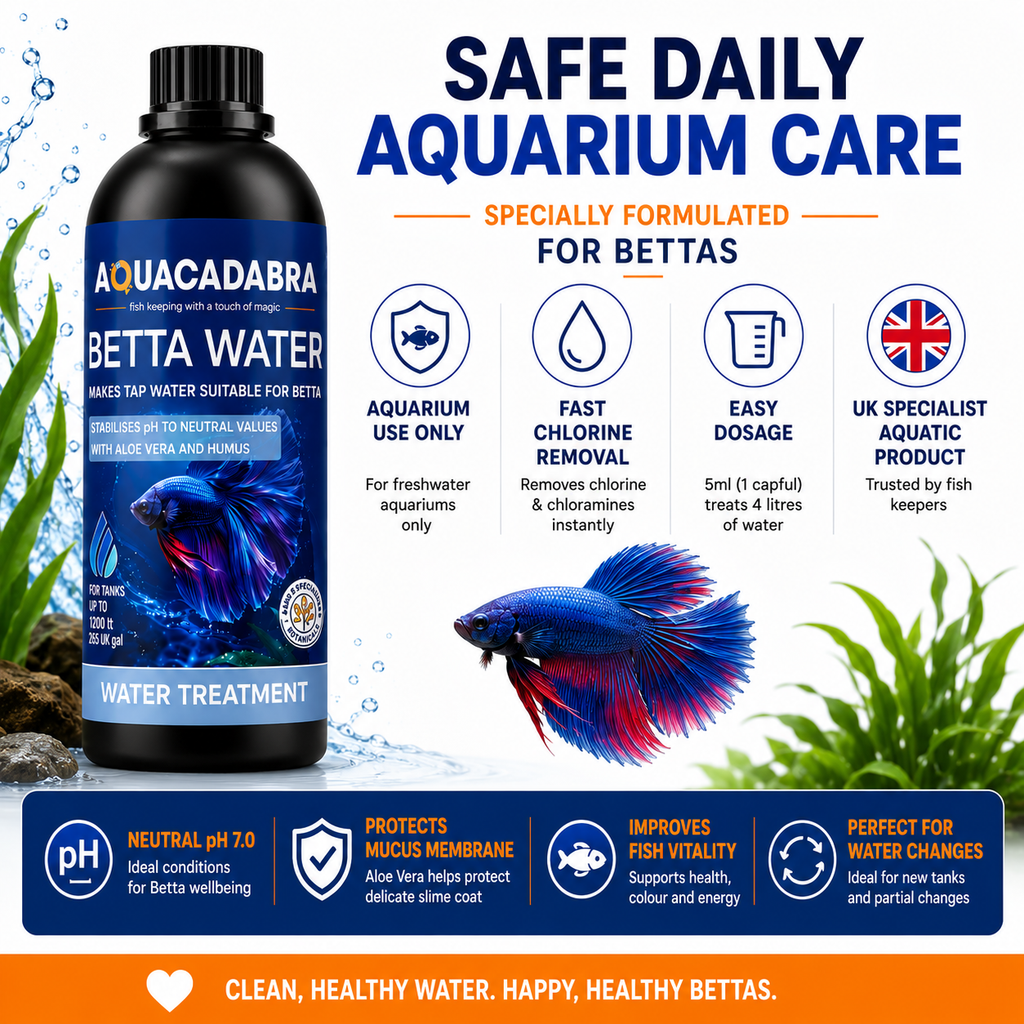 Aquacadabra Betta Water Conditioner 250ml Aquarium Tap Water Treatment