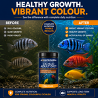 Aquacadabra Cichlid Adult Diet Fish Food Floating Granules 40% Protein 90g 360g