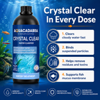 Aquacadabra Crystal Clear Aquarium Water Clarifier Freshwater Tropical