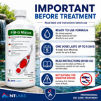 NT Labs Koi Care FMG Mixture | Dual-Action Malachite Green & Formaldehyde Pond Treatment