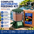 Aquacadabra Pond Food 2kg & P7000 Auto Feeder