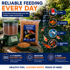 Aquacadabra Pond Food 2kg & P7000 Auto Feeder