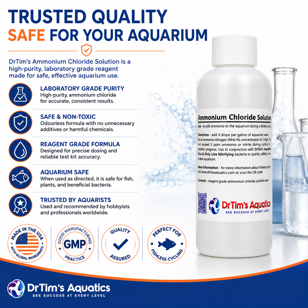Dr Tims Fishless Cycle Ammonium Chloride Solution