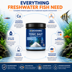 Aquacadabra Tonic Salt Freshwater Fish Aquarium RO Mineral Supplement 500g