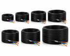 Aquacadabra Heavy Duty Black 3-Core PVC HO5VV-F Garden Cable
