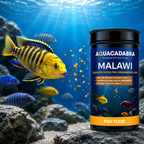 Aquacadabra Malawi Cichlid Fish Food Flakes Spirulina Chlorella Mbuna