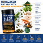 Aquacadabra Pleco Gourmet Sinking Tablets Fish Food Spirulina Algae Eaters