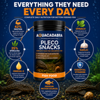 Aquacadabra Pleco Gourmet Sinking Tablets Fish Food Spirulina Algae Eaters