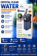 Superfish Aqua-Flow 100 Dual Action Aquarium Filter