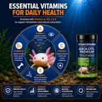 Aquacadabra Axolotl Premium Sinking Pellets Aquatic Amphibian Food 125g