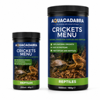 Aquacadabra Natural Dried Crickets Gourmet Reptile Turtle Food 40g 160g