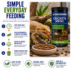 Aquacadabra Natural Dried Crickets Gourmet Reptile Turtle Food 40g 160g