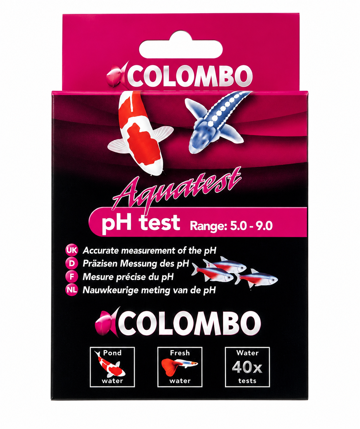 Colombo Aquarium Water Test Kits | pH KH GH Ammonia Nitrite Nitrate Phosphate