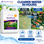 Aquaforest Pond Treatments – Bacteria, Water Clarifier & Sludge Remover 1L