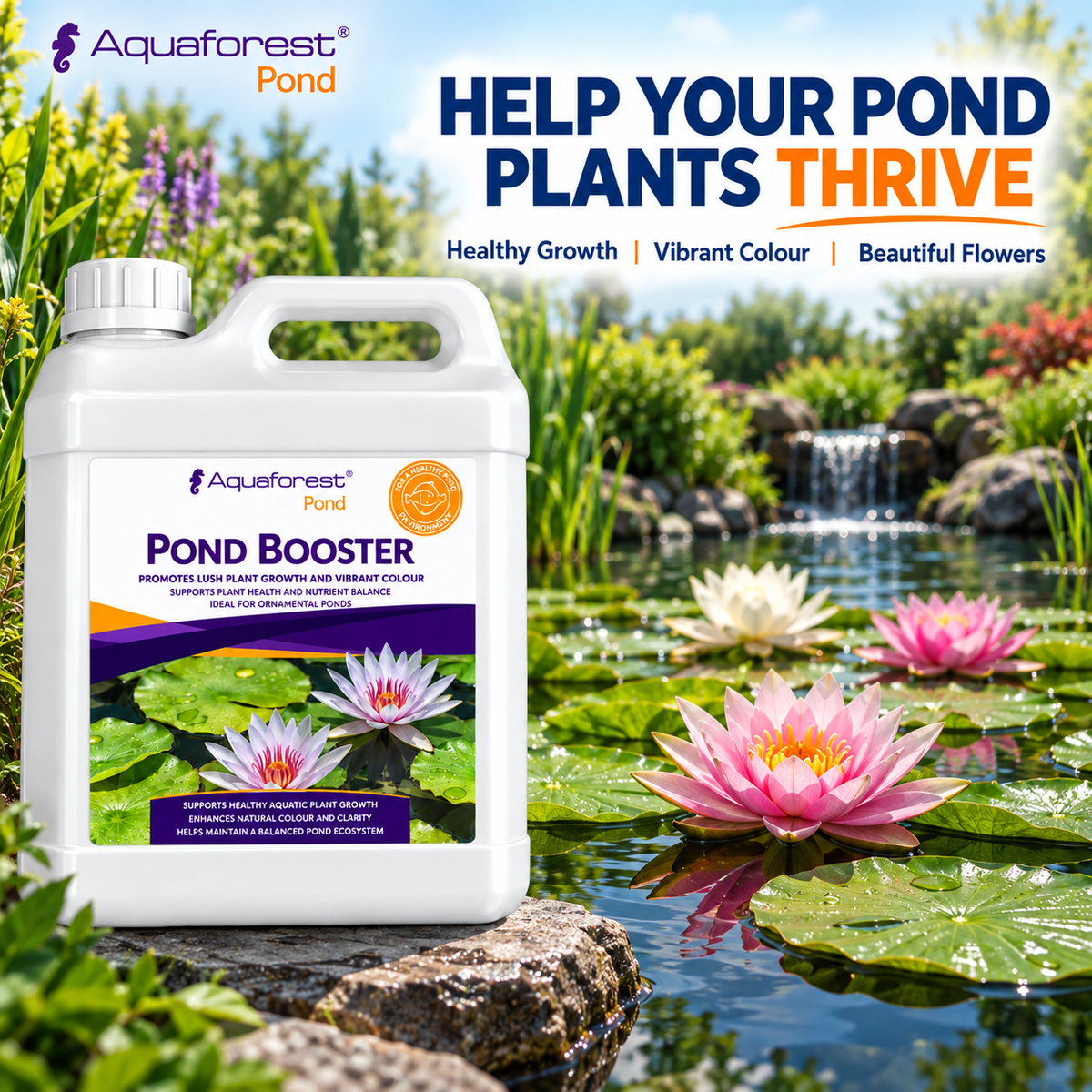 Aquaforest Pond Booster 1000ml – Mineral Fertiliser for Pond Plants
